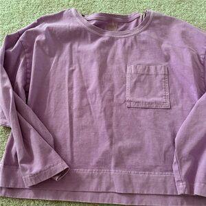Calia women’s Purple oversized sweatshirt